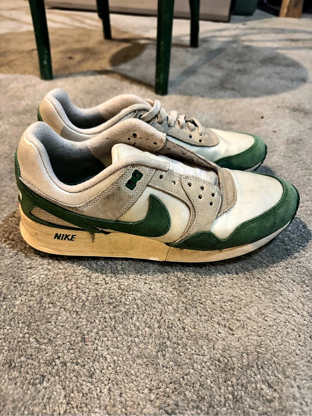 Nike Air Odyssey Forest Green Sneakers Green & White